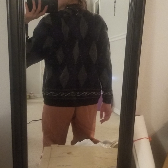 ✖️SOLD✖️RARE vtg argyle cardigan - Picture 9 of 9